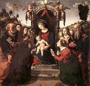 Mystical Marriage of St Catherine of Alexandria Piero di Cosimo